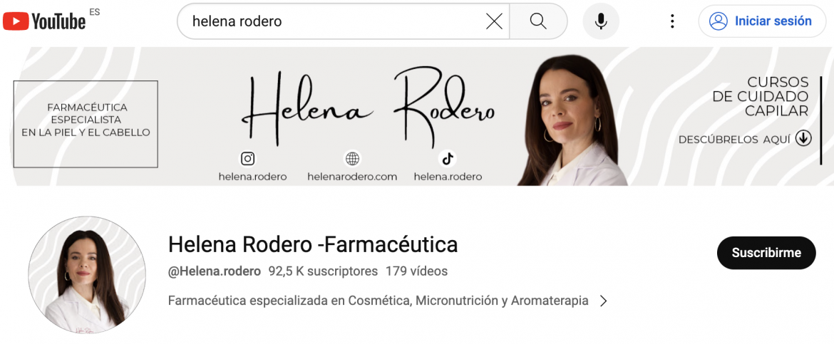 Helena Rodero. Youtube