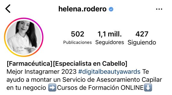 Helena Rodero Instagram